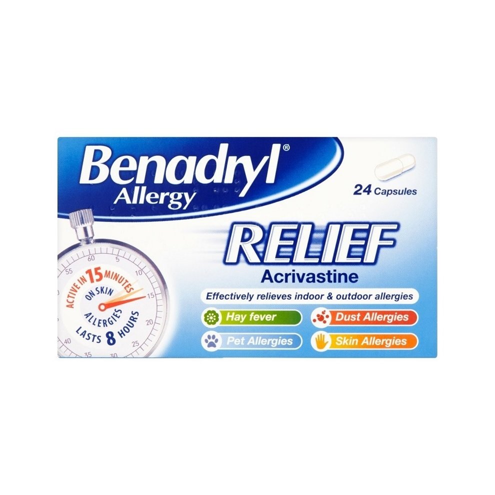 Benadryl Allergy Relief capsules