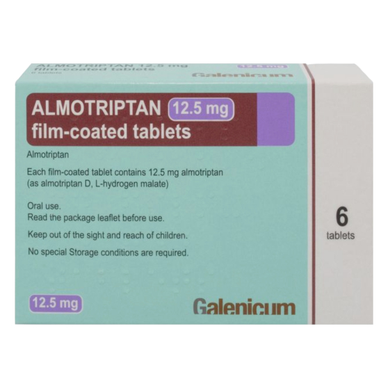 Almotriptan 12.5mg tablets