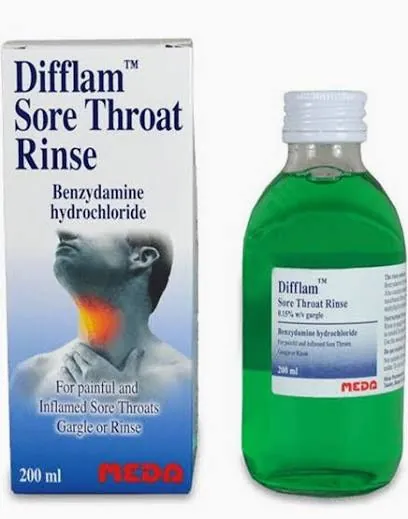 Difflam Oral Rinse for Sore Throat