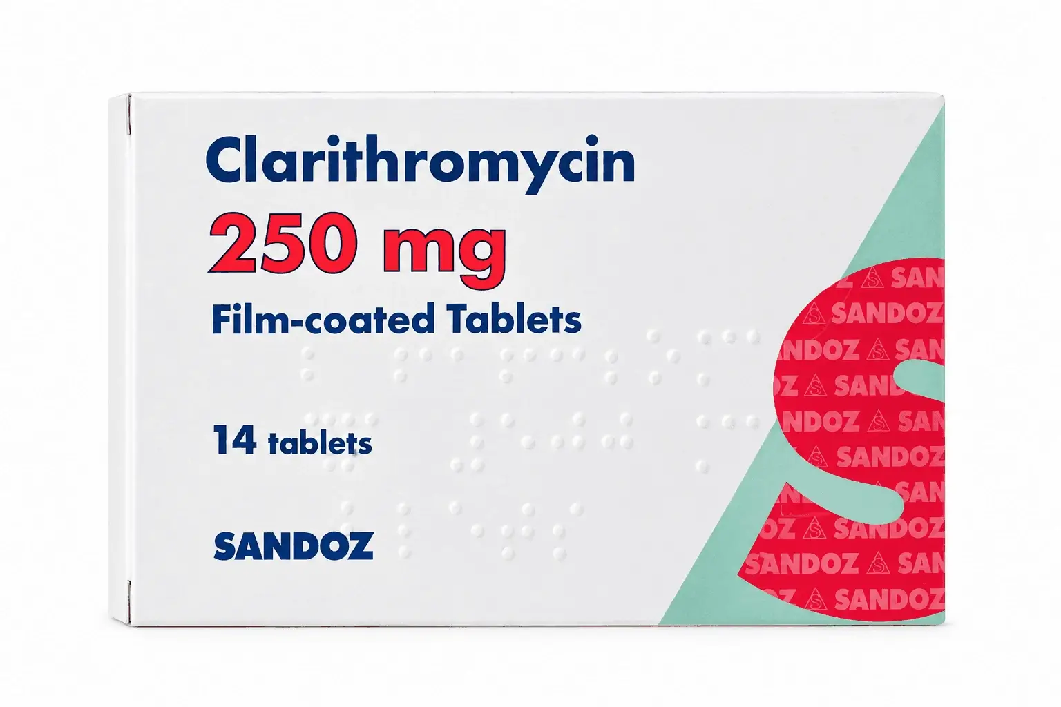 Clarithromycin 250mg Tablets for Sore Throat and Tonsillitis