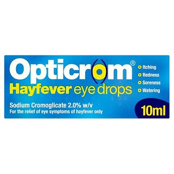 Opticrom Hayfever 2% Eye Drops